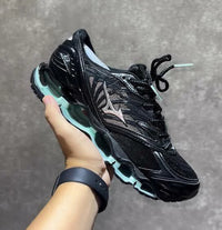 MIZUNO WAVE PROPHECY 8 "PRETO/VERDE AGUÁ"